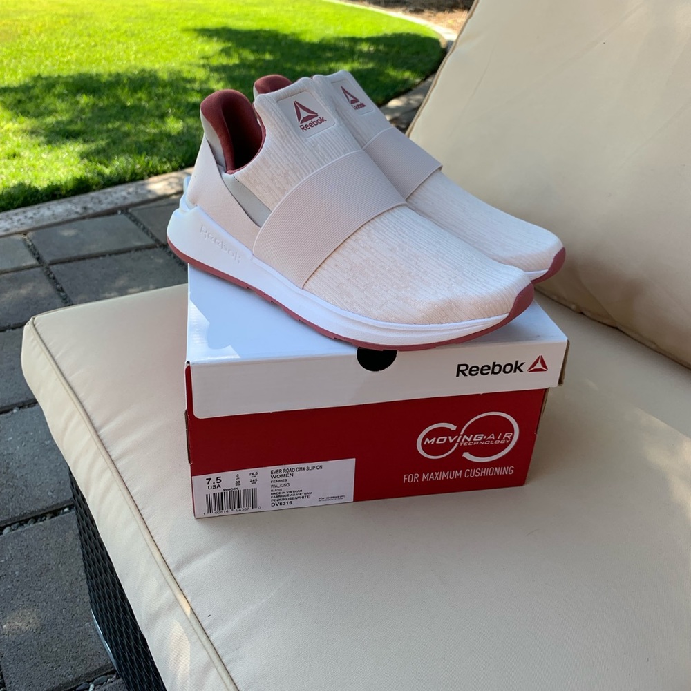 Reebok slip on walking shoes